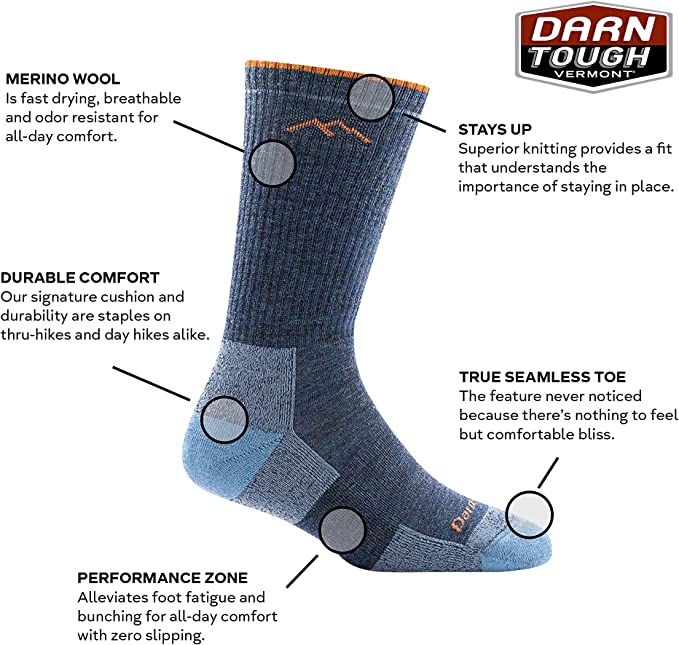 Darn Tough (1907) Merino Wool Boot Socks Cushion Women's Sock