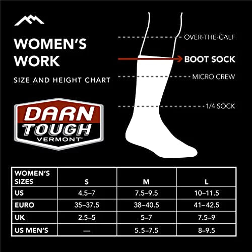 Darn Tough (2015) Steely Boot Cushion Socks with Full Cush Toe Women's Sock