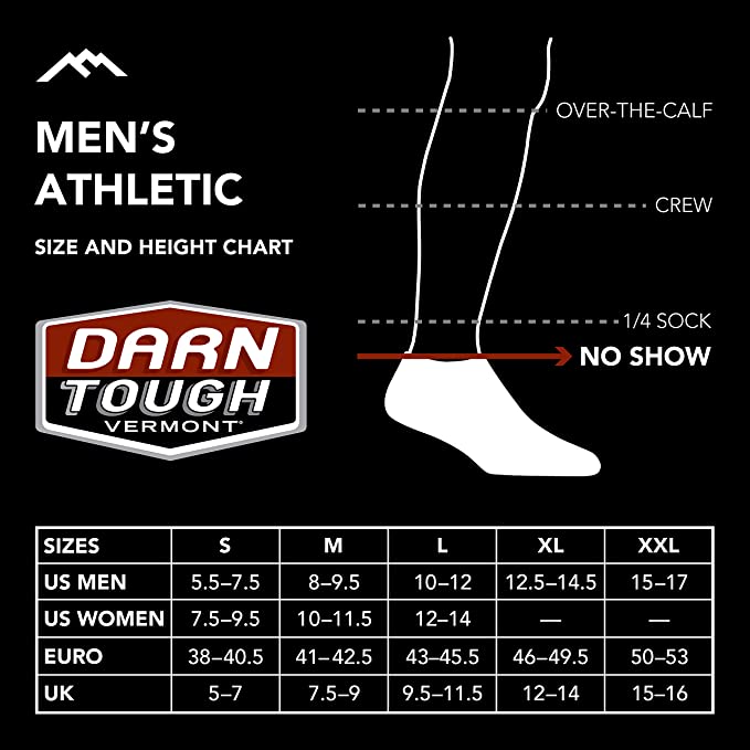 Darn Tough (1101) Element No Show Tab Lightweight with Cushion Men's Sock