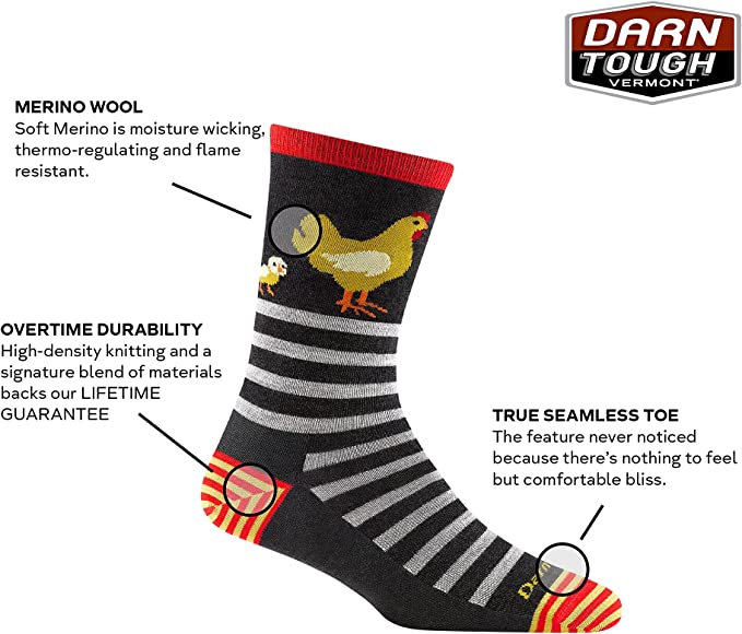 Darn Tough (6037) Animal Haus Crew Lightweight Women's Sock
