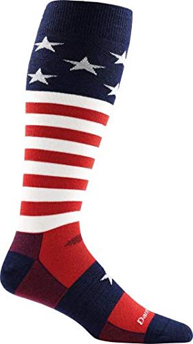 Darn Tough (1818) Captain Stripe Snow Men's Sock