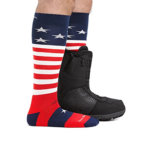Darn Tough (1818) Captain Stripe Snow Men's Sock