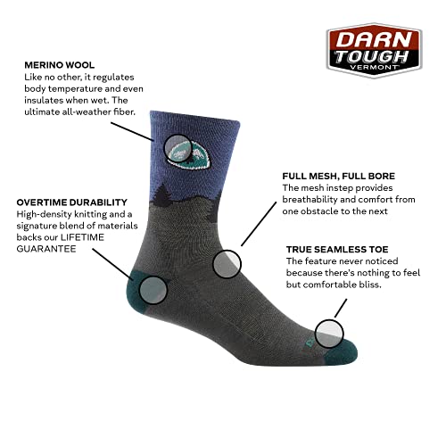 Darn Tough (1999) PCT Micro Crew Lightweight with Cushion Men's Sock