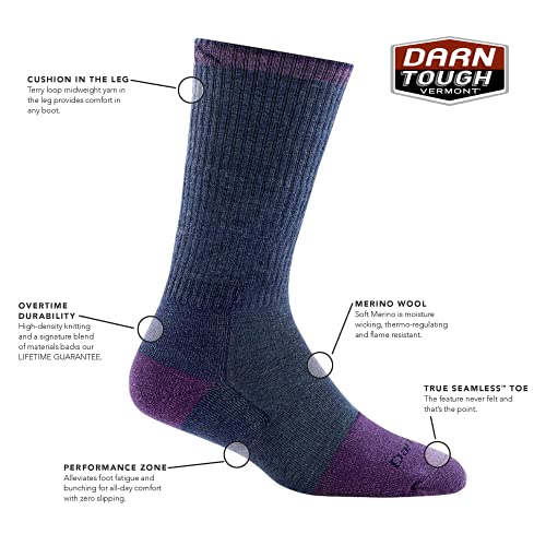 Darn Tough (2015) Steely Boot Cushion Socks with Full Cush Toe Women's Sock