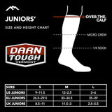 Darn Tough (3036) Pow Cow OTC Midweight with Cushion Juniors Sock