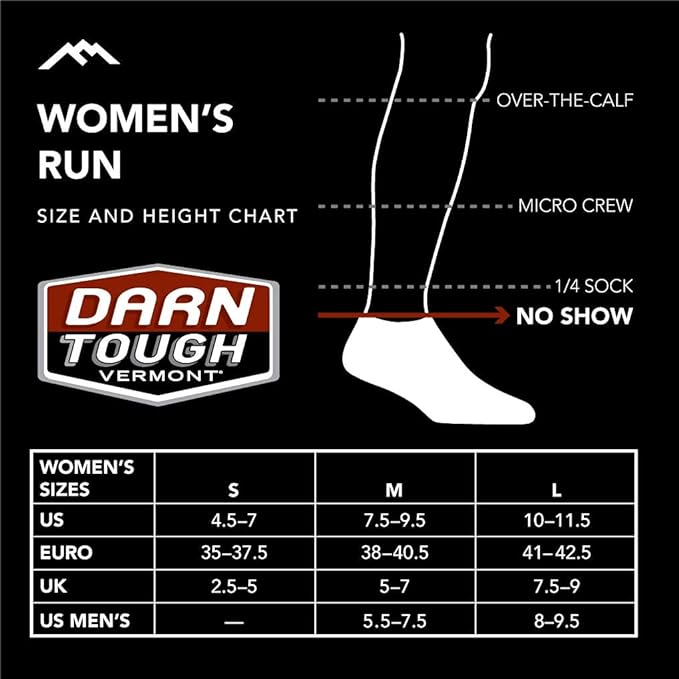 Darn Tough (1048) Run 1/4 Ultra-Lightweight with Cushion Women's Sock