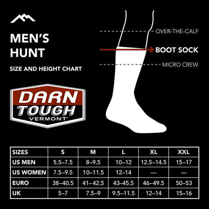 Darn Tough (2011) Hunting Boot Midweight with Cushion Men's Sock