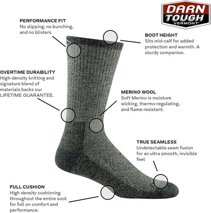 Darn Tough (1984) Nomad Boot Midweight with Full Cushion Men's Sock