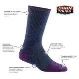 Darn Tough (2015) Steely Boot Midweight with Full Cushion Women's Sock